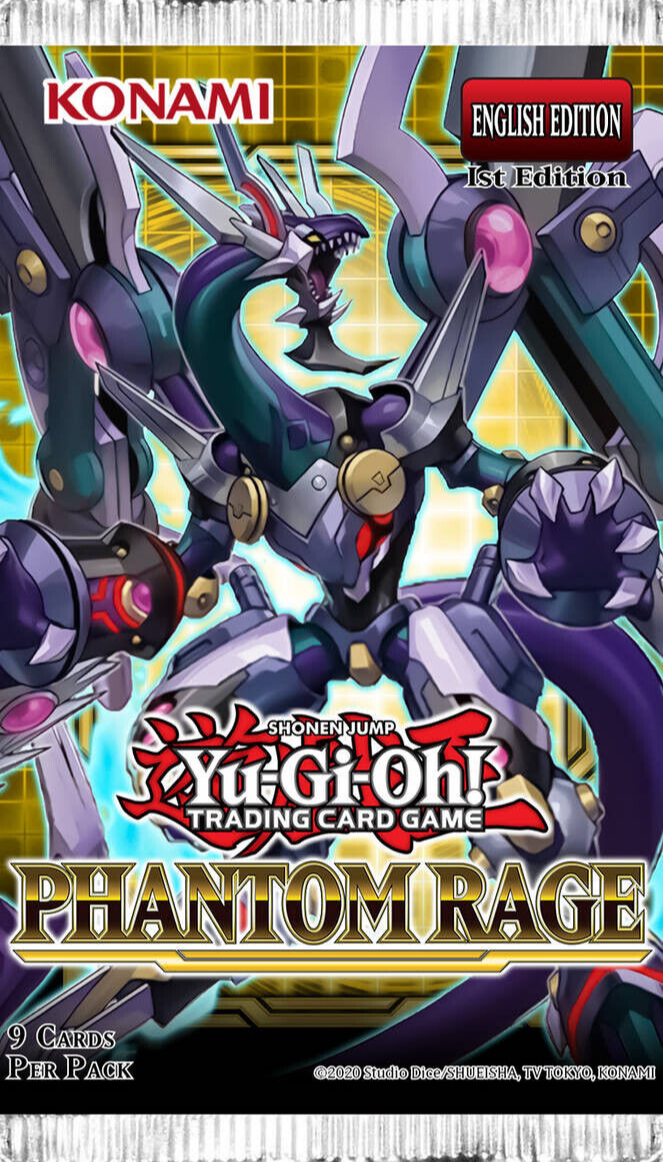Phantom Rage 1st Edition Booster Pack UK Blue Eyes TCG Store Phantom Rage 1st Edition Booster Pack UK Blue Eyes TCG Store
