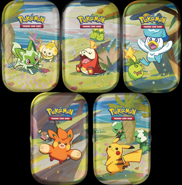 Pokmon Paldea Friends Mini Tin UK Blue Eyes TCG Store Pokmon Paldea Friends Mini Tin UK Blue Eyes TCG Store