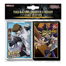 Load image into Gallery viewer, Yu-Gi-Oh! - Yugi & Kaiba - Quarter Century - Card Sleeves (100 Sleeves)