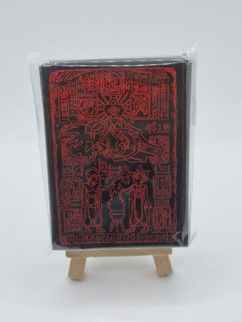yugioh slifer card sleeves Amazon.com: YuGiOh Konami Official Duelist Card Sleeves Slifer Yugi 50  Count : Toys & Games main image 0