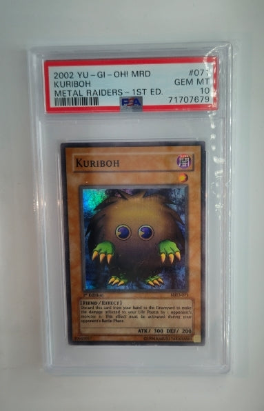 PSA 10 - MRD-071 - Kuriboh (1st edition)