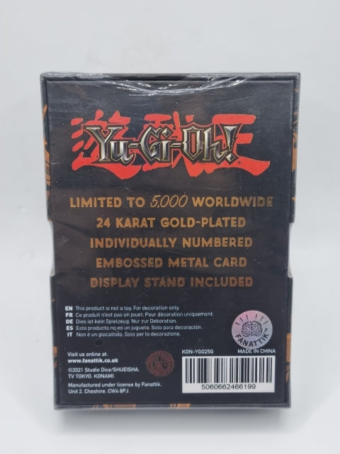 yugioh black luster soldier metal card 24K Gold Plated Yu-Gi-Oh! Black Luster Soldier card – UK Blue Eyes TCG Store